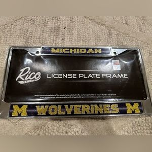 Michigan Wolverines license plate frame